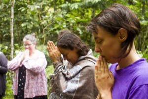 yoga prayer ayahuasca retreat